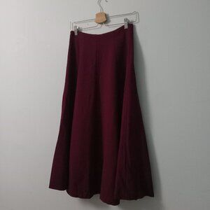 Vintage Wool Maxi Skirt